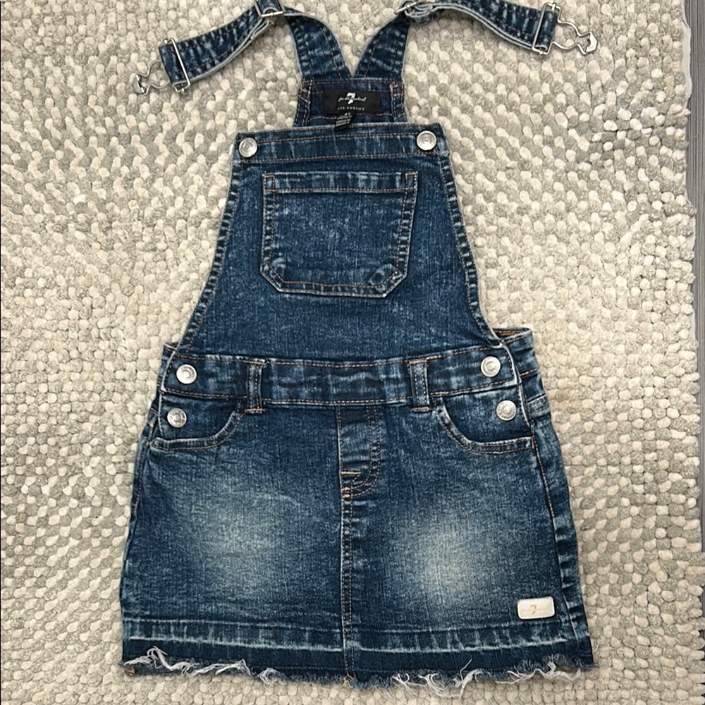 Denim Overall Skirt for Kids y.